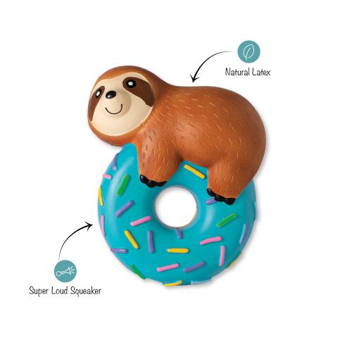 Picture of DONUT WORRY ABOUT A THING LATEX DOG TOY