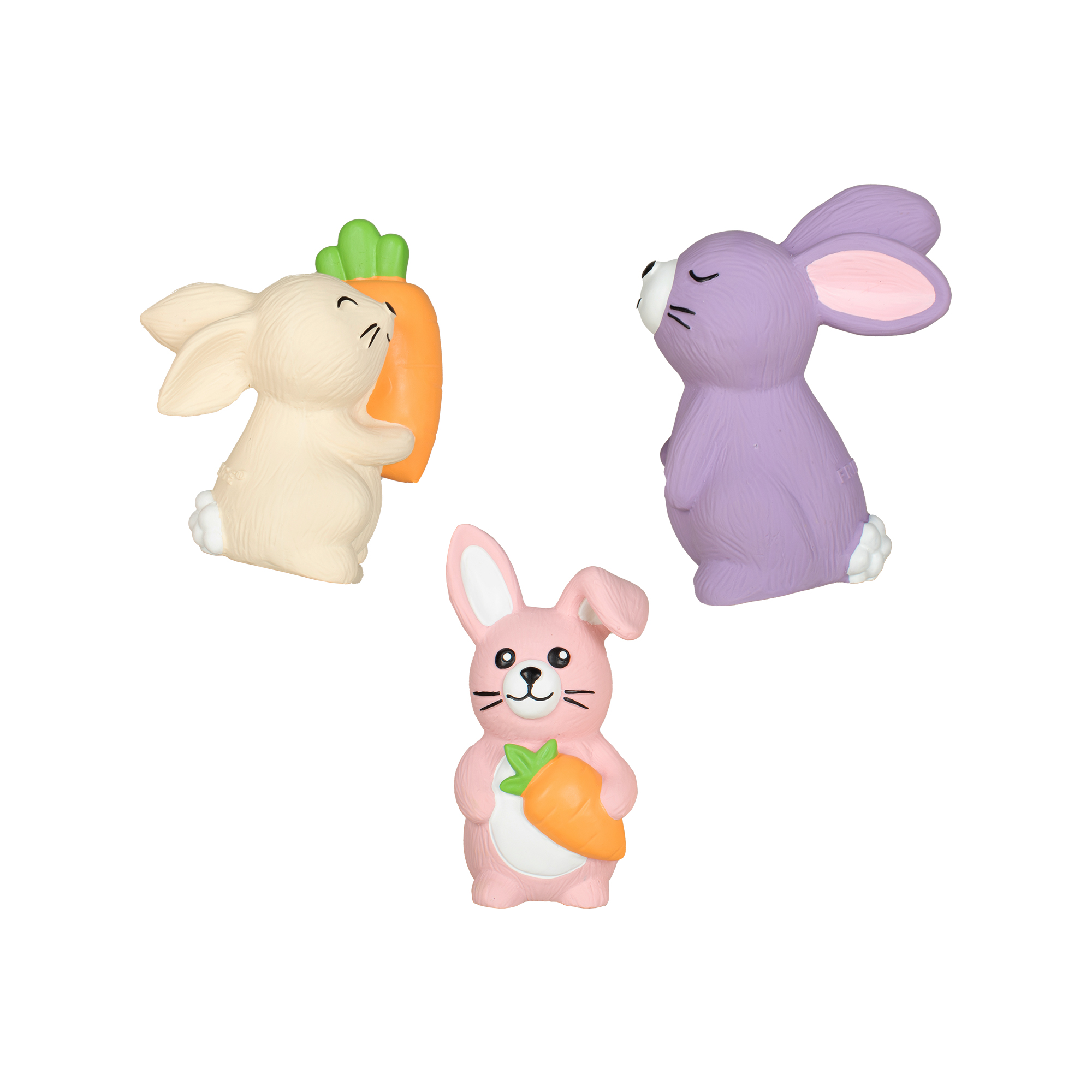 Picture of HOPPING LOVE CARROTS 3PC MINI LTX DOGTOY