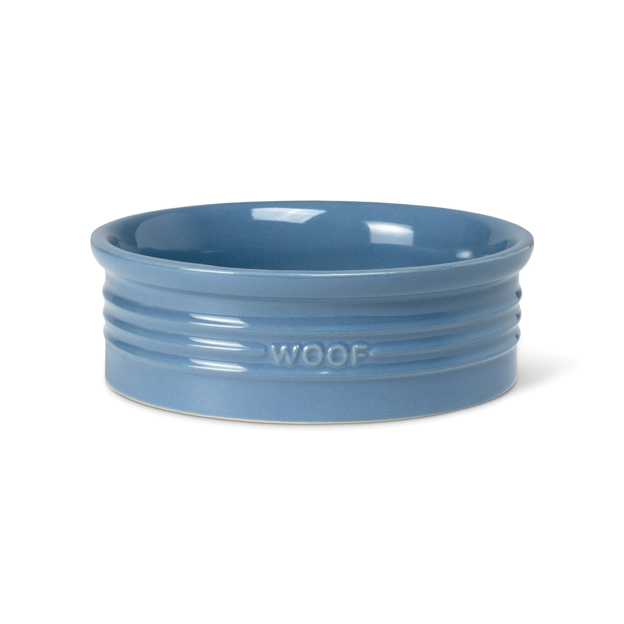 Picture of P65 WOOF FRENCH BLUE SCLPTD PT BOWL
