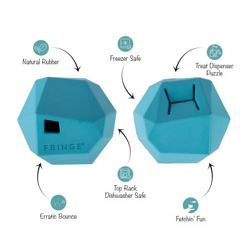 Picture of HAVING A BALL BLUE RUBBER DOG TOY