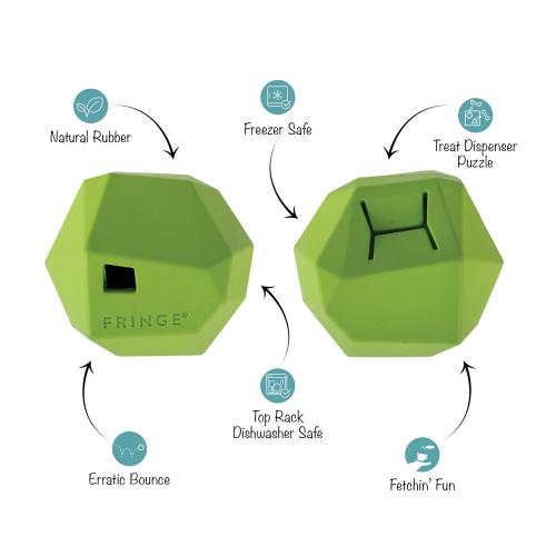 Picture of HAVING A BALL LIME RUBBER DOG TOY