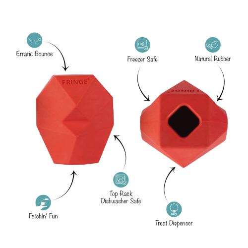 Picture of YOU'RE ADORA-BALL RED RUBBER DOG TOY