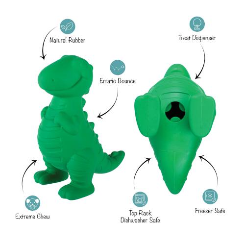 Picture of A T-RIFFIC TIME RUBBER DOG TOY