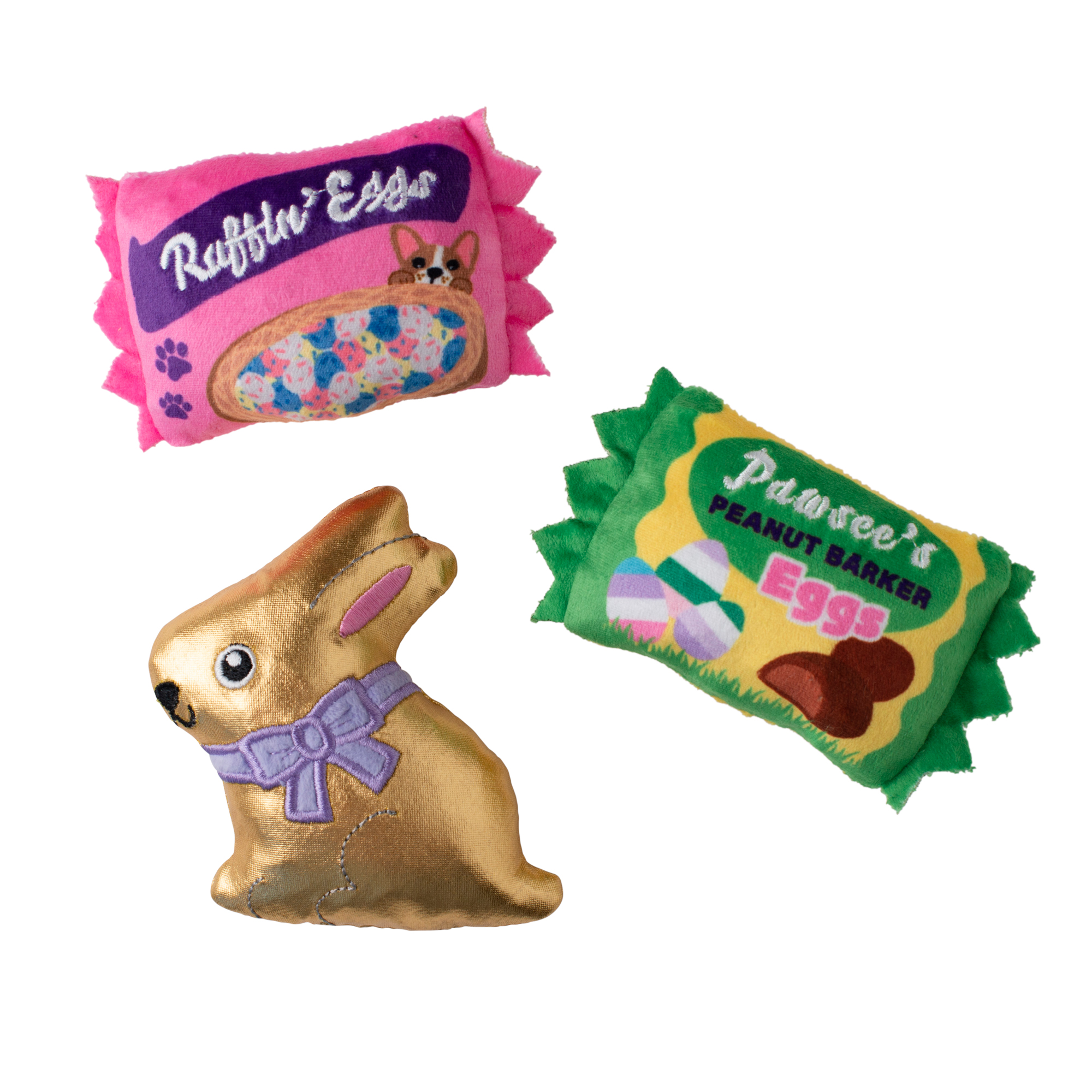 Picture of EGGSTRA SWEETS 3PCS SMALL DOG TOY