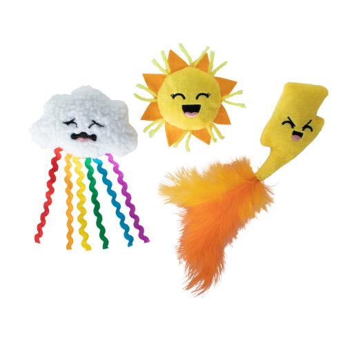 Picture of PURR-FECT WEATHER CAT TOY SET OF 3
