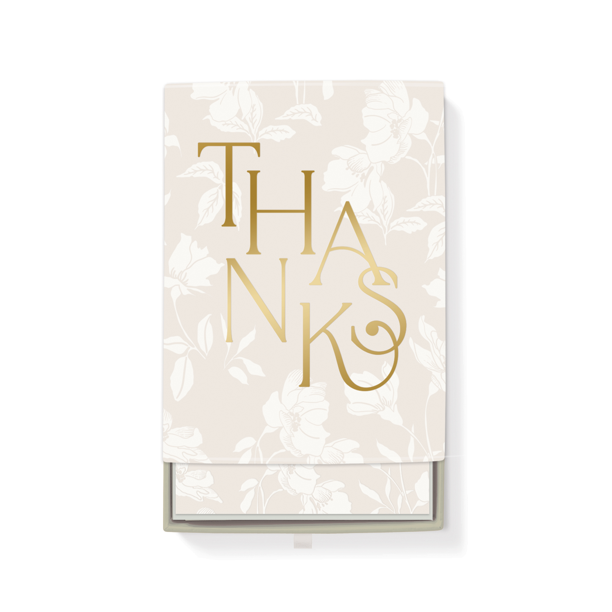 Picture of FLEUR THANKS NOTE CARD SET OF 12