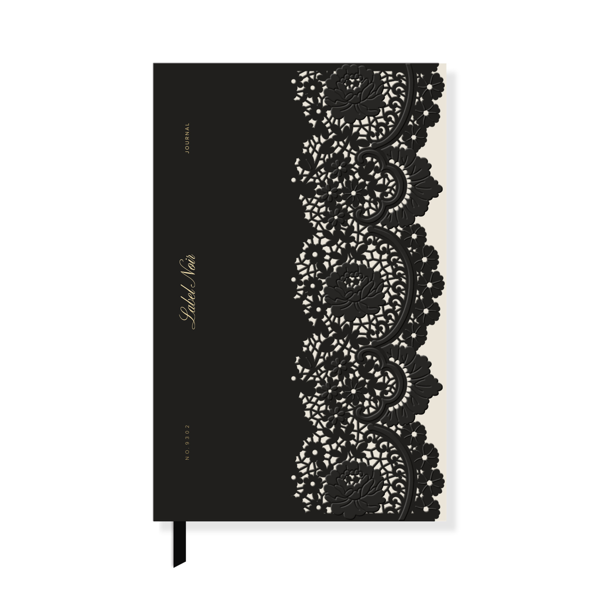 Picture of NOIR LACE SLIM PAPERBACK JOURNAL
