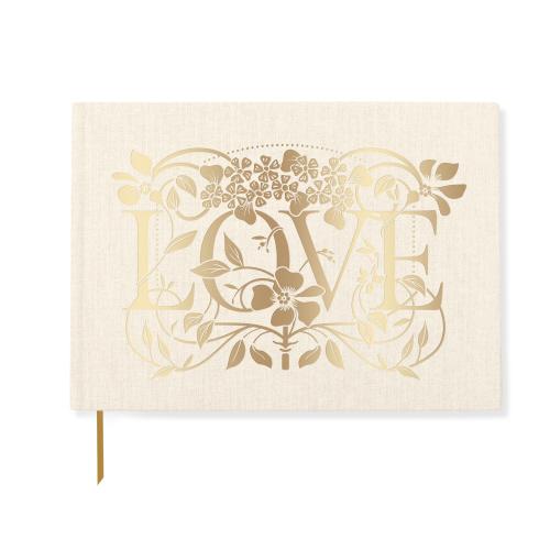Picture of DECO FLORAL LOVE GUEST BOOK W/ PEN