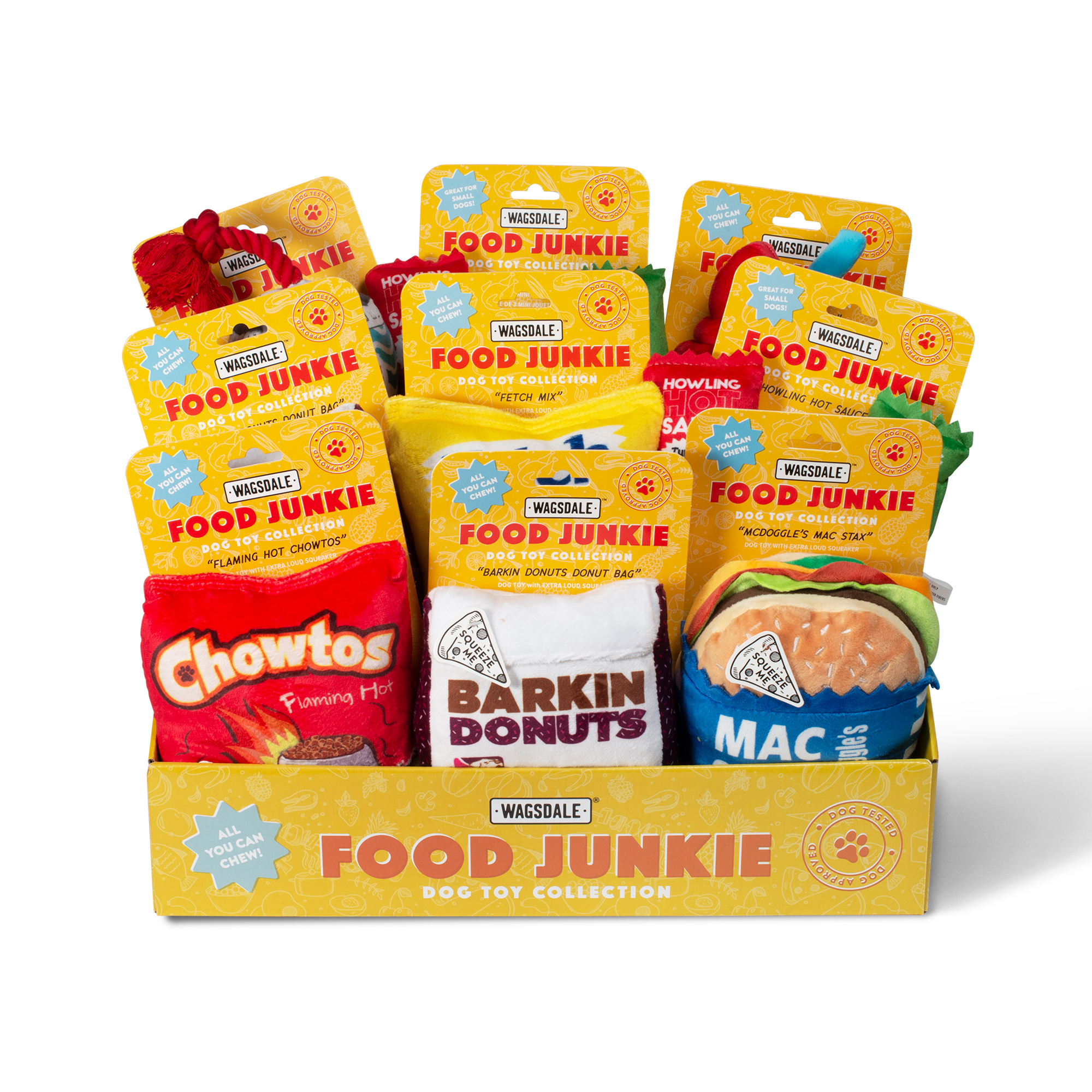 Picture of WD FOOD JUNKIE PDQ DOG TOY DISPLAY