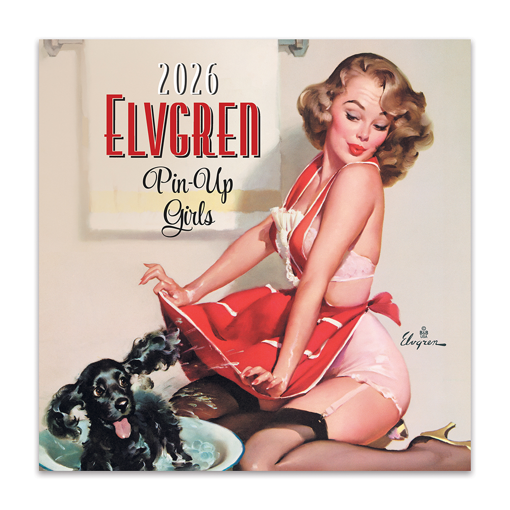 Picture of 2026 Elvgren: Pin-Up Girls 12" x 12" Calendar