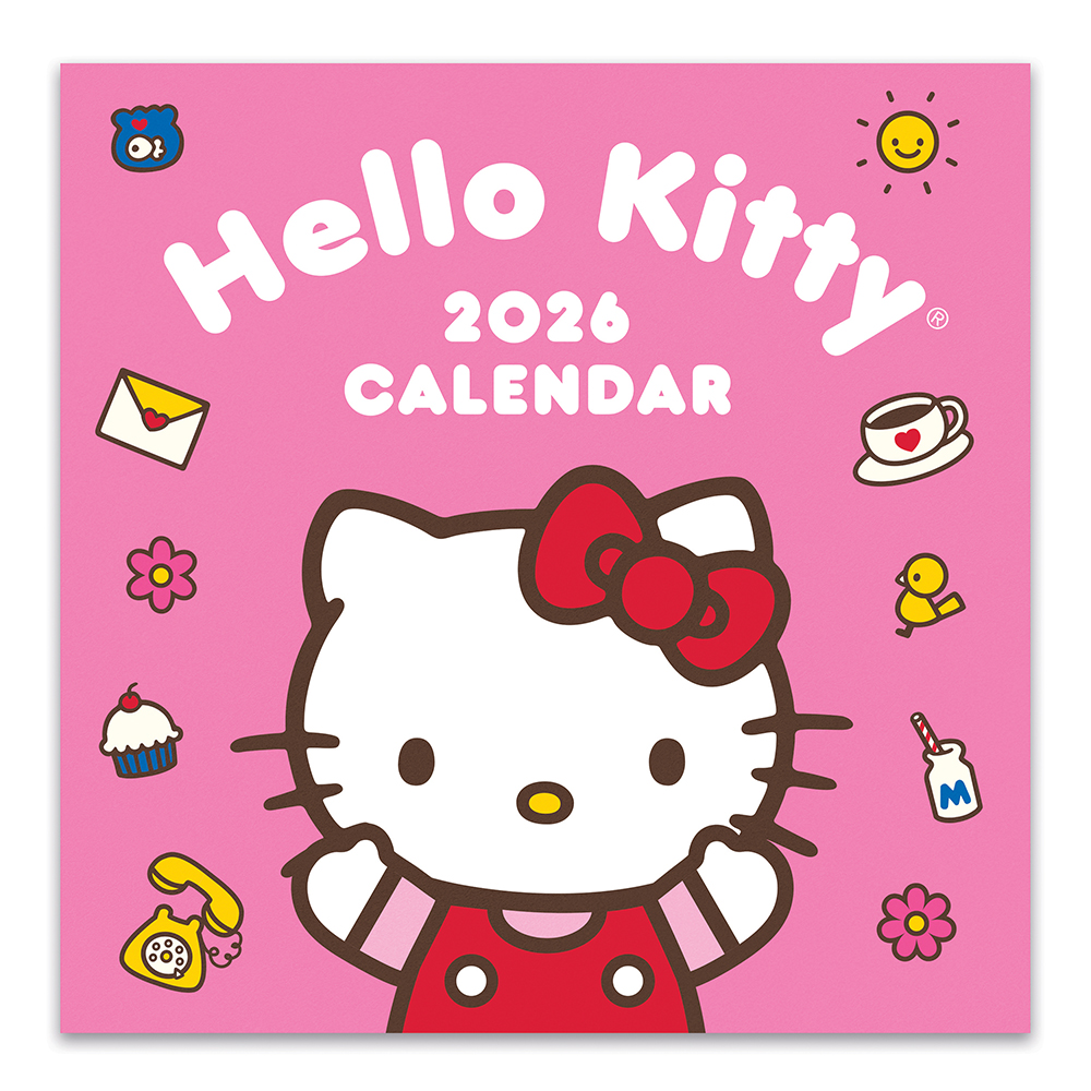 Picture of 2026 Hello Kitty Playful Pink Calendar 12" x 12" C