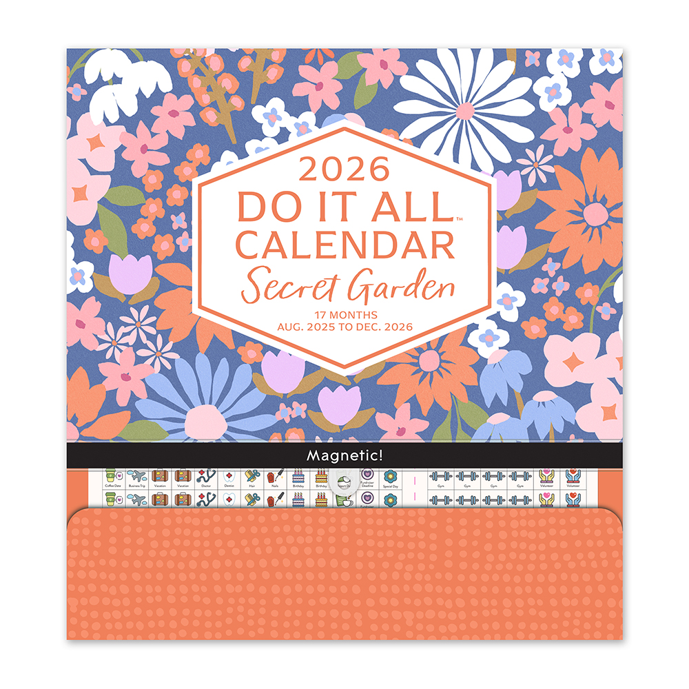Picture of 2026 Secret Garden DIA Wall Calendar