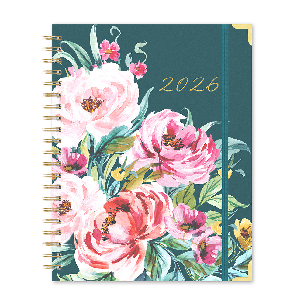 Picture of 2026 Bella Flora Extra-Large Spiral Planner