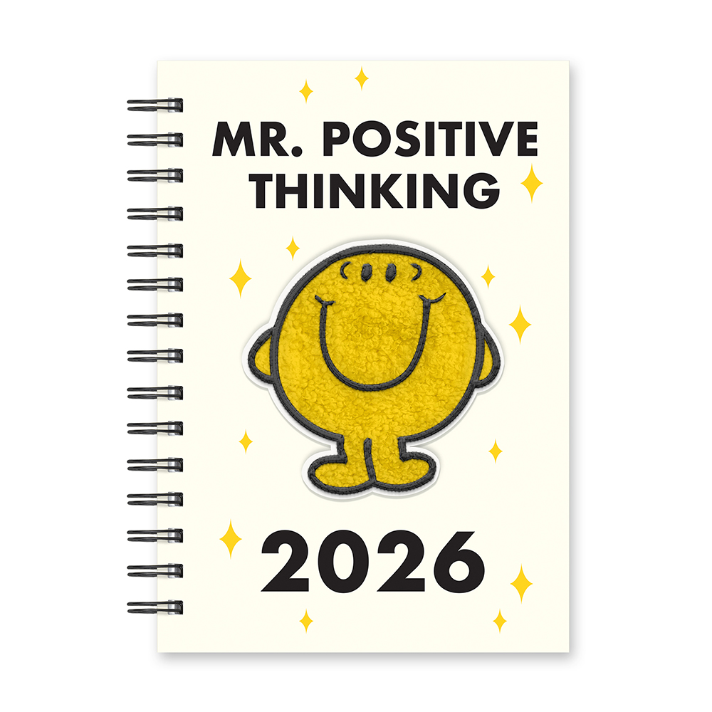 Picture of 2026 Mr. Positive Thinking Chenille Patch Planner