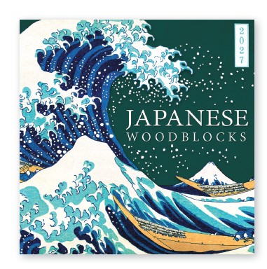 Picture of 2027 Japanese Woodblocks 7" x 7" Wall Calendar