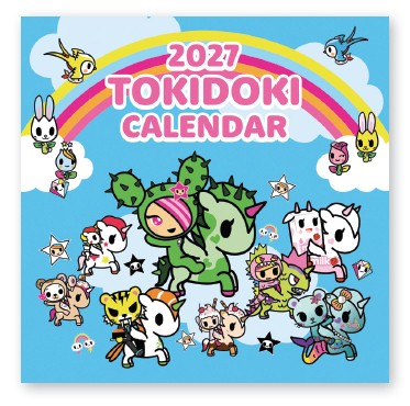 Picture of 2027 tokidoki 7" x 7" Wall Calendar