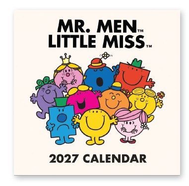 Picture of 2027 Mr. Men Little Miss 7" x 7" Wall Calendar
