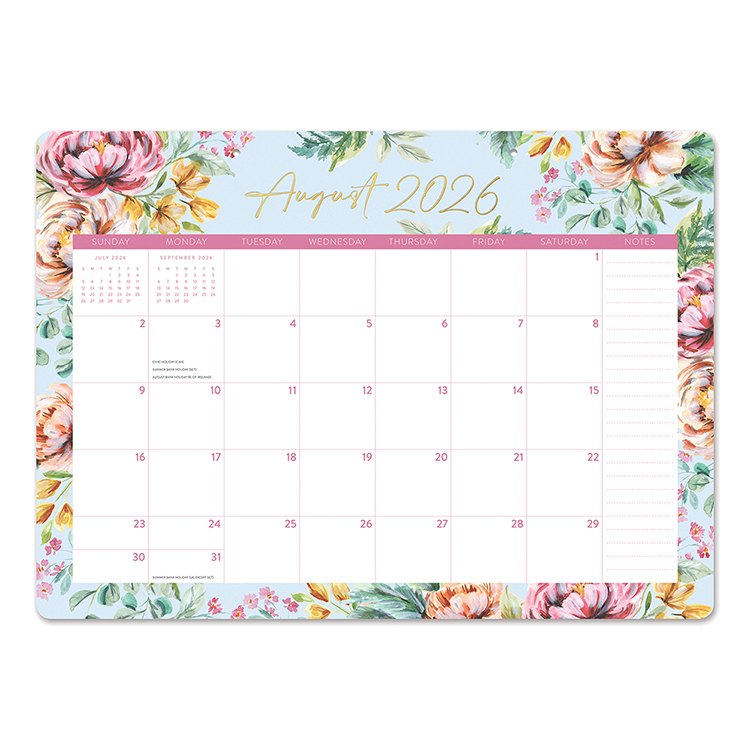 Picture of 2027 Bella Flora Decorative Desk Blotter