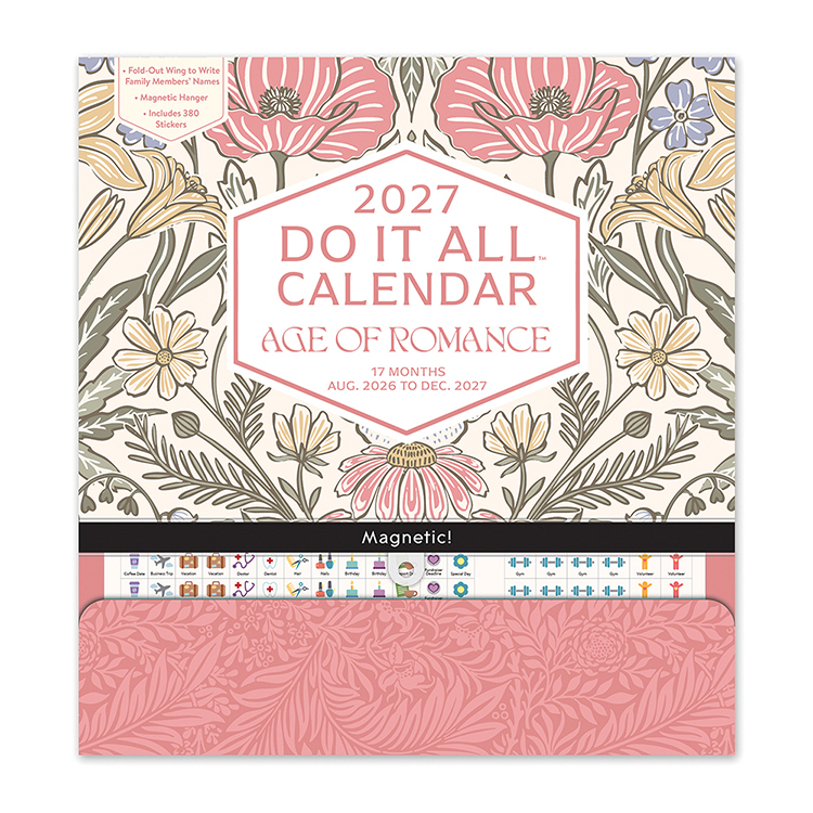 Picture of 2027 Age of Romance Do It All Wall Calendar