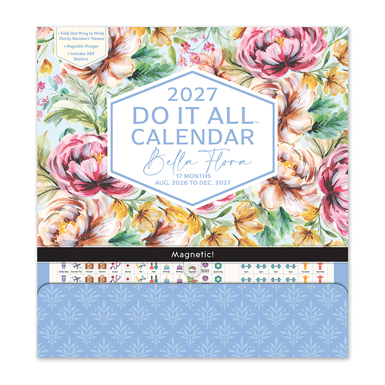 Picture of 2027 Bella Flora Do It All Wall Calendar