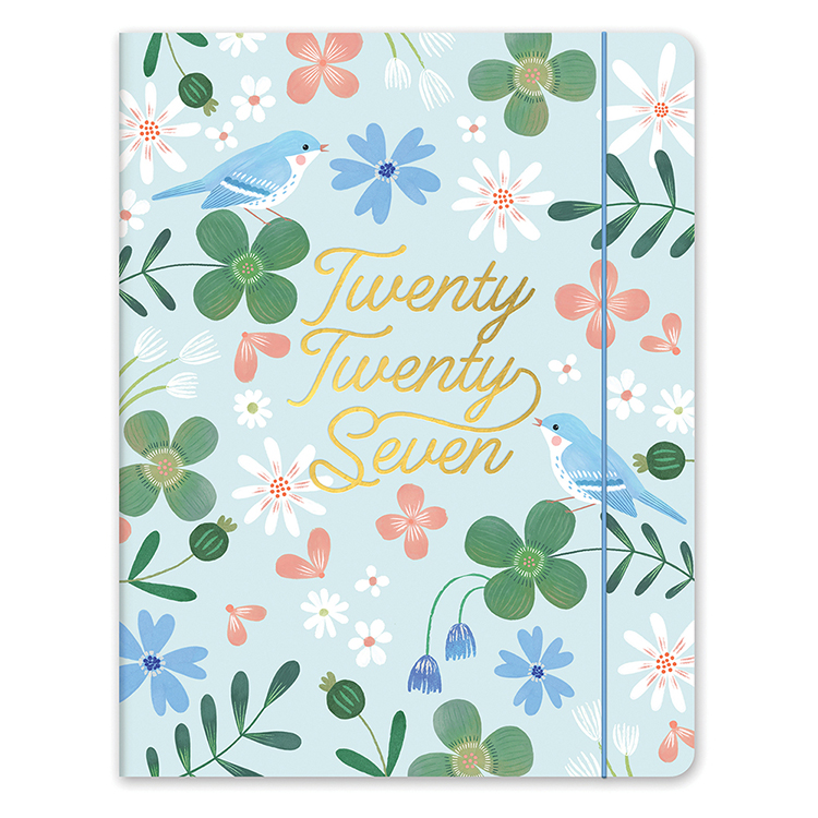 Picture of 2027 Birds & Blooms Just Right Monthly Planner