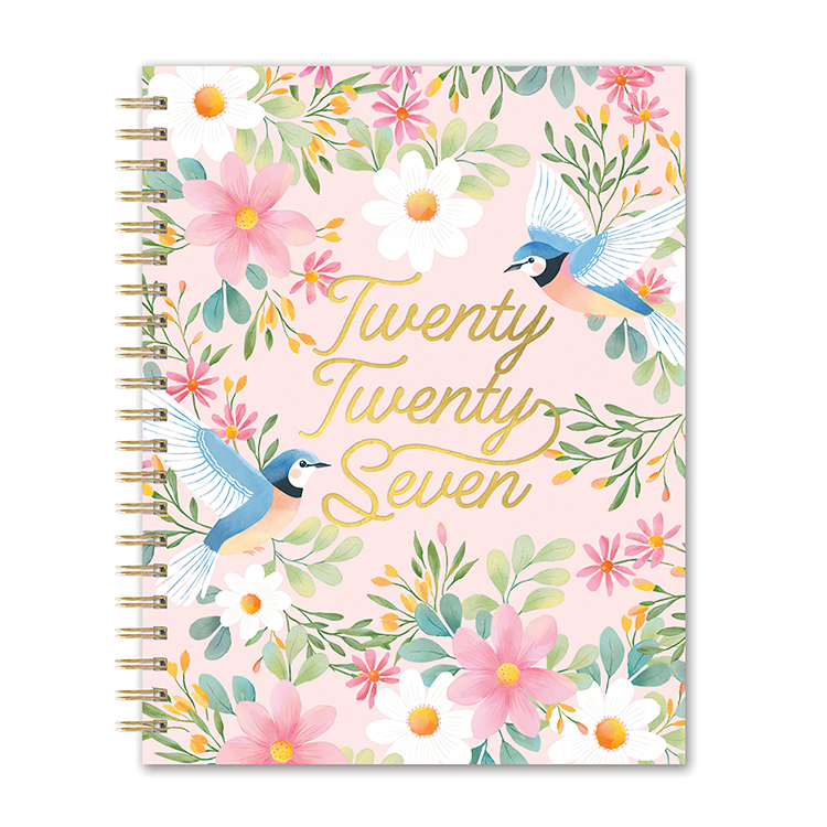 Picture of 2027 Birds & Blooms Extra-Large Spiral Planner