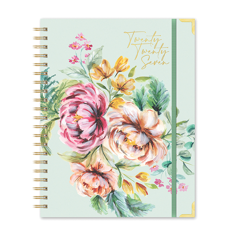 Picture of 2027 Bella Flora Deluxe Extra-Large Spiral Planner