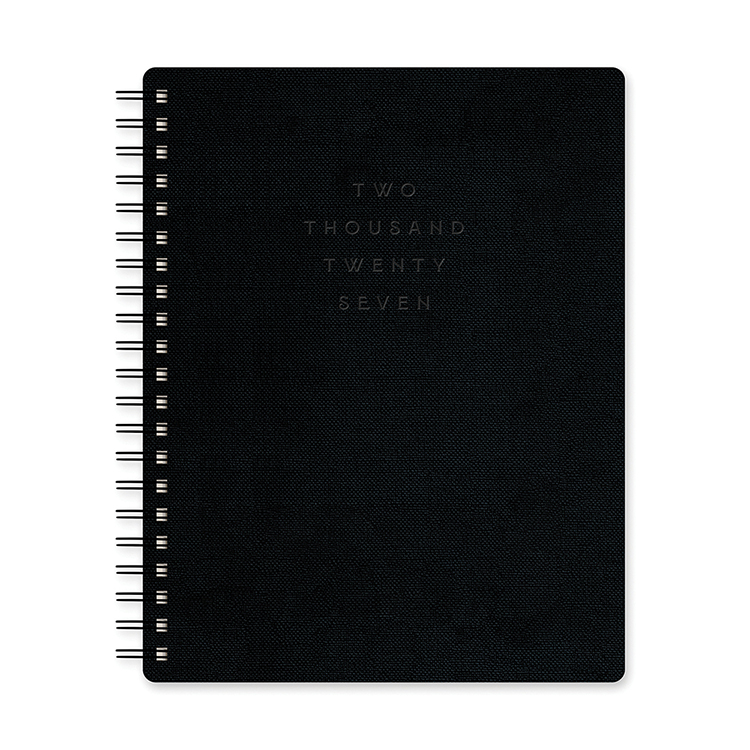 Picture of 2027 Midnight Black Baxter Planner