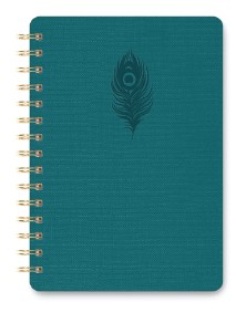 Picture of Feather (Peacock Blue) Agatha Notebook