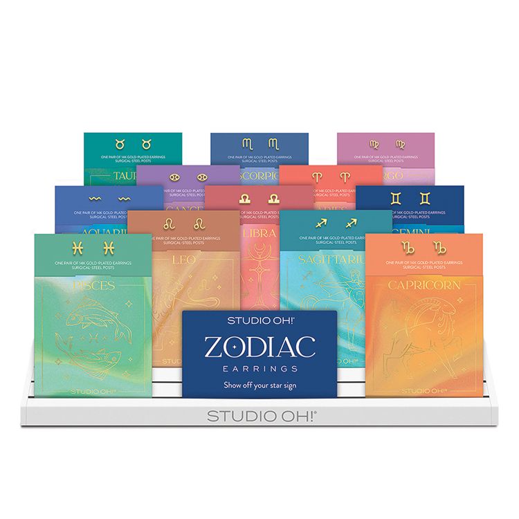 Picture of Zodiac Earrings Pre-Pack with Display