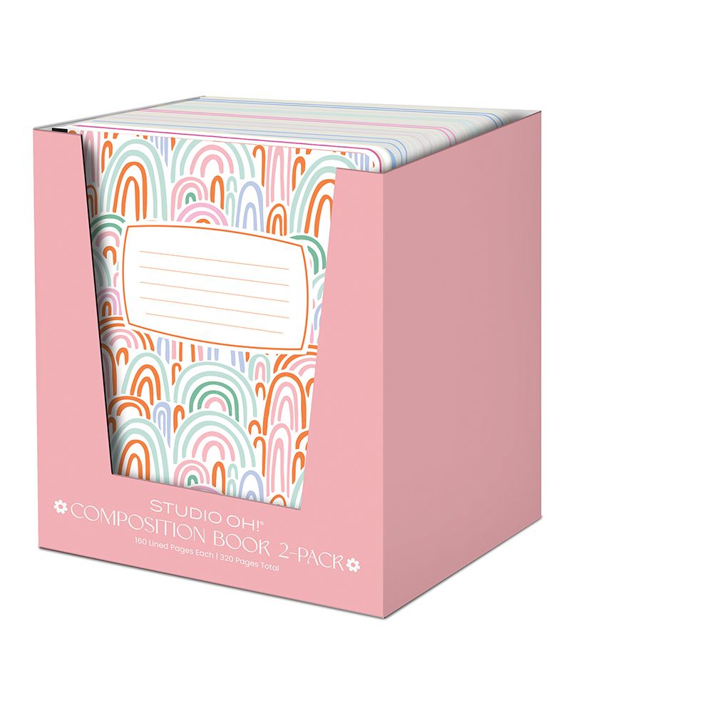 Picture of Composition Book 2-Pack Pre-Pack Assortment With D