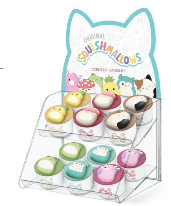 Picture of Squishmallows Candle Pre-pack Assortment with Disp