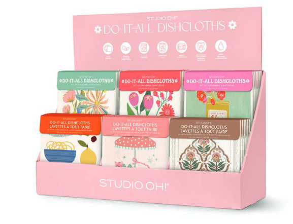 Picture of Do-It-All Dishcloths Pre-Pack Assortment with Disp