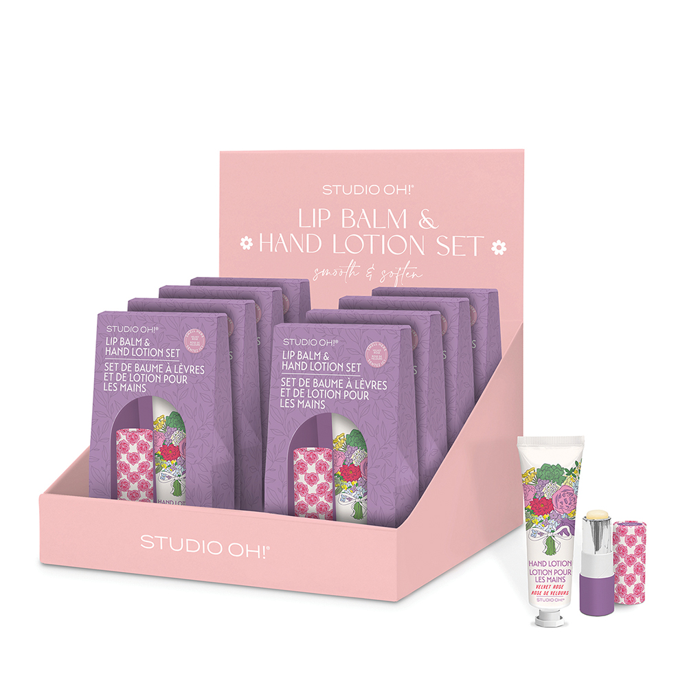 Picture of Petite Rose Lip Balm & Hand Lotion Set Pre-Pack wi