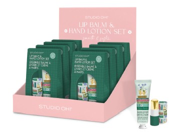 Picture of Cozy Reads Lip Balm & Hand Lotion Set Pre-Pack w/