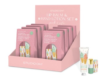 Picture of Cool & Creamy Lip Balm & Hand Lotion Set Pre-Pack
