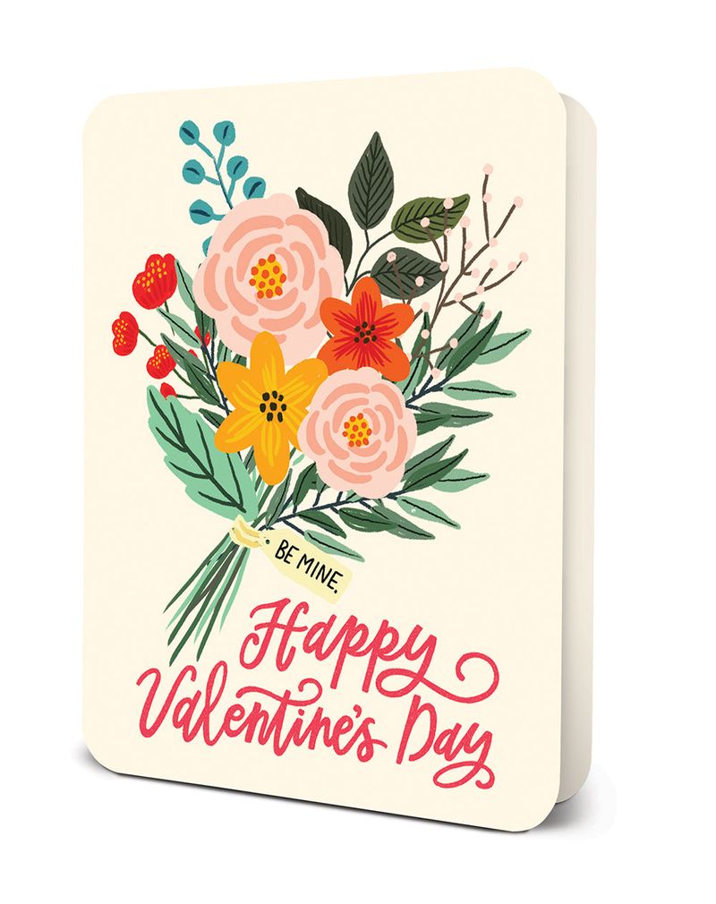 Picture of Valentine's Day Bouquet Deluxe Greeting Card