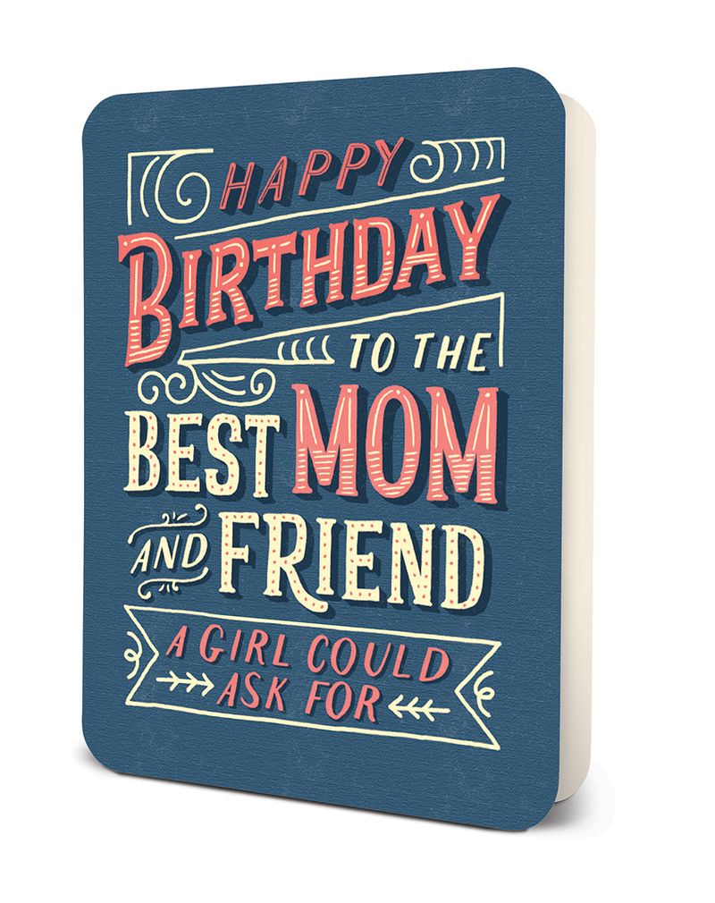 Picture of Best Mom and Friend BD Deluxe Greeting Card
