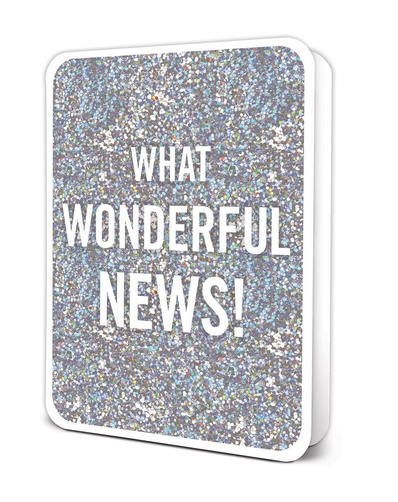 Picture of What Wonderful News! Deluxe Greeting Card