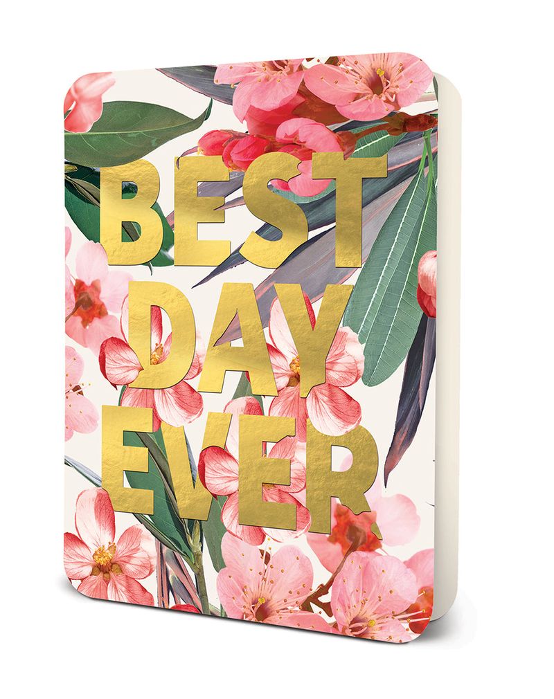 Picture of BEST DAY EVER Floral Deluxe Greeting Card