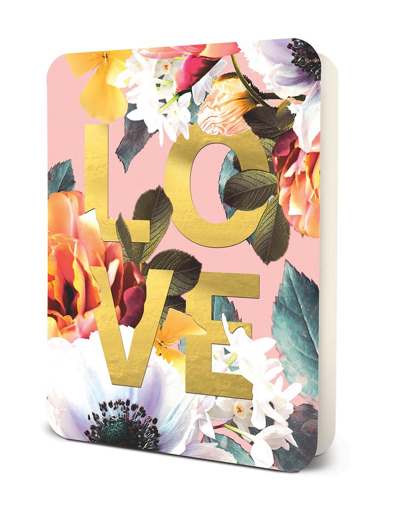 Picture of LOVE Floral Deluxe Greeting Card