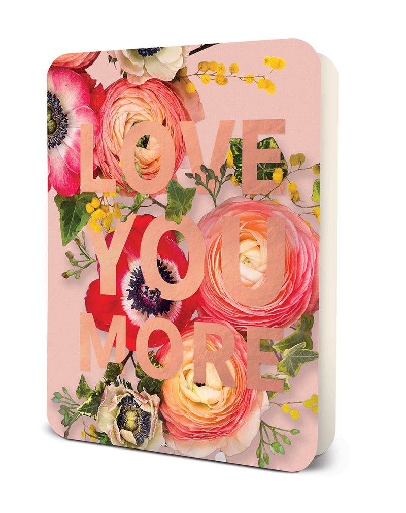 Picture of LOVE YOU MORE (Peony) Deluxe Greeting Card