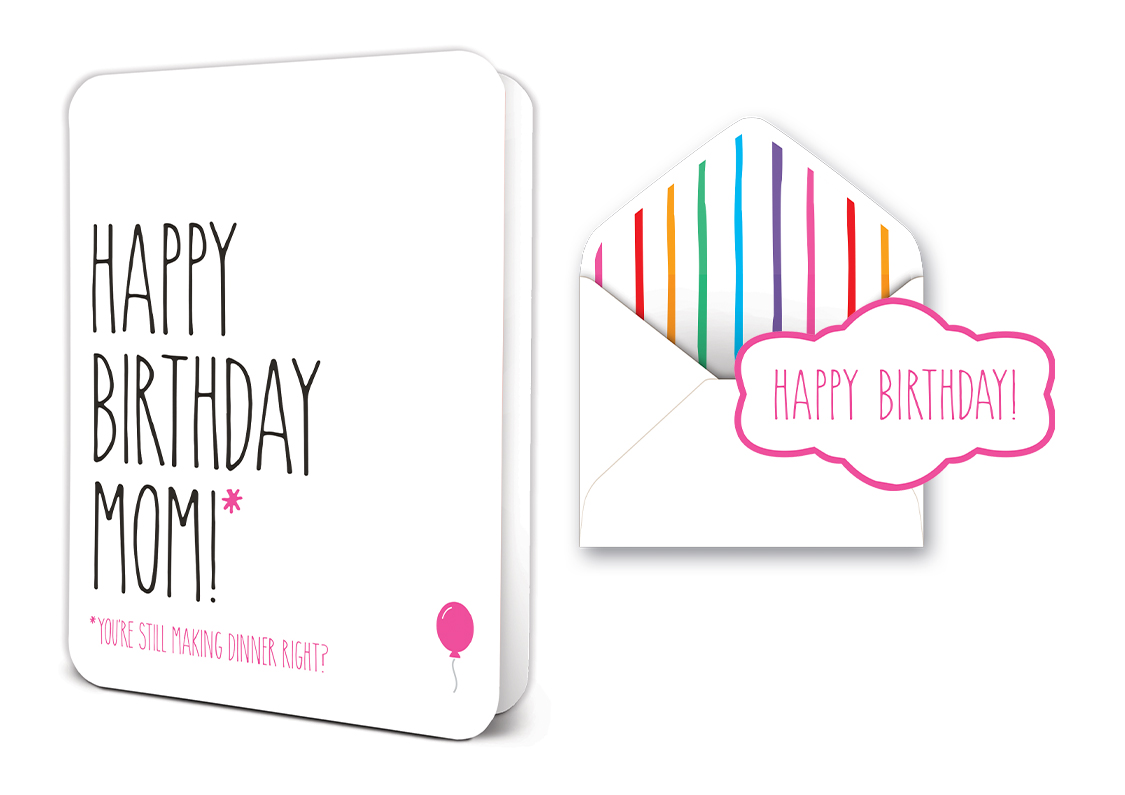 Picture of Happy Birthday Mom Deluxe Greeting Card