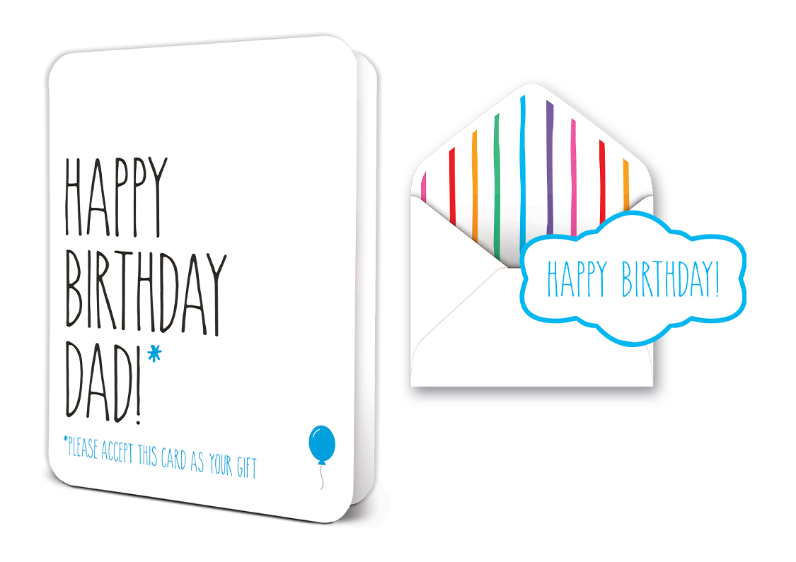 Picture of Happy Birthday Dad Deluxe Greeting Card