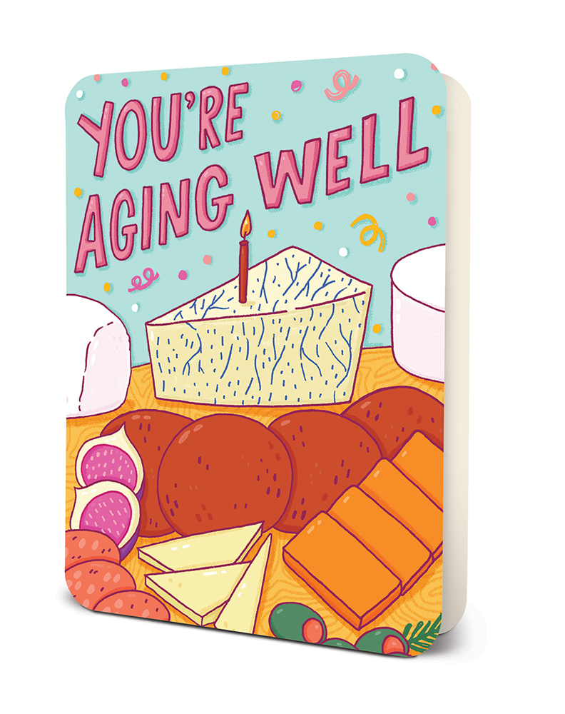Picture of You're Aging Well Deluxe Greeting Card