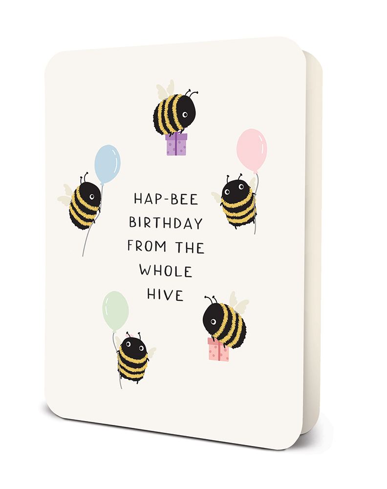 Picture of HB from the Whole Hive Deluxe Greeting Card