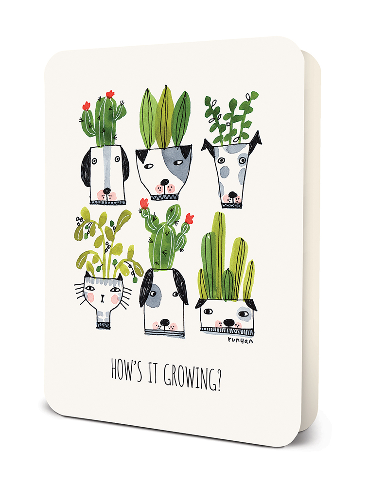 Picture of How's It Growing? Deluxe Greeting Card