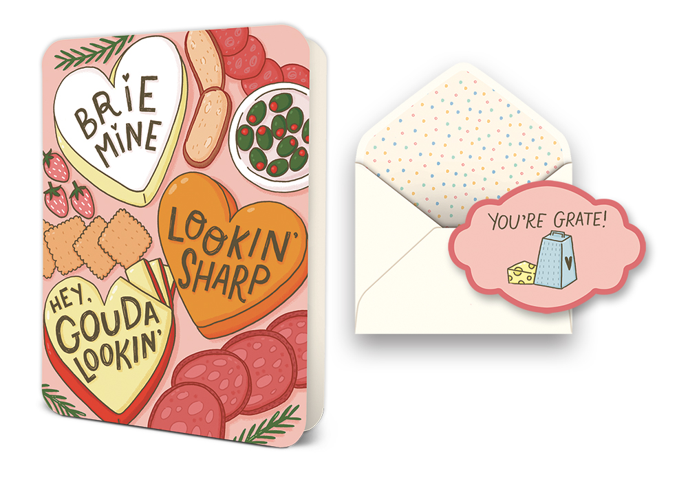 Picture of Brie Mine Deluxe Greeting Card