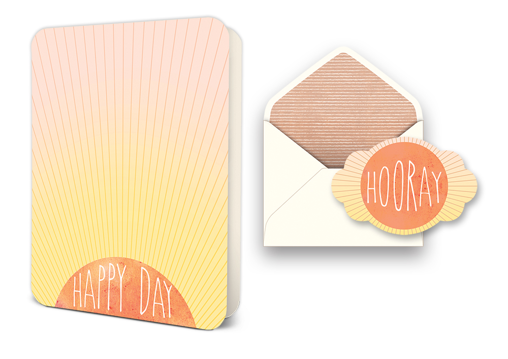 Picture of Happy Day Deluxe Greeting Card