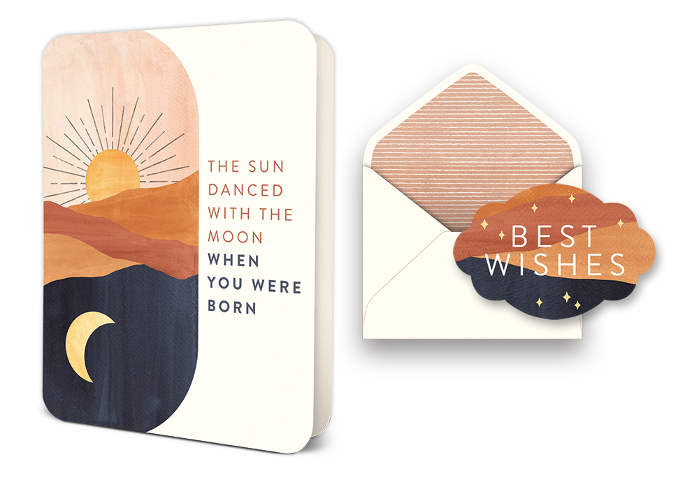 Picture of The Sun Danced with the Moon Deluxe Greeting Card